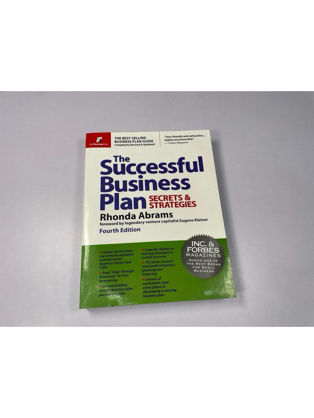 The Successful Business Plan Secrets & Strategies 4th Edition Abrams PB